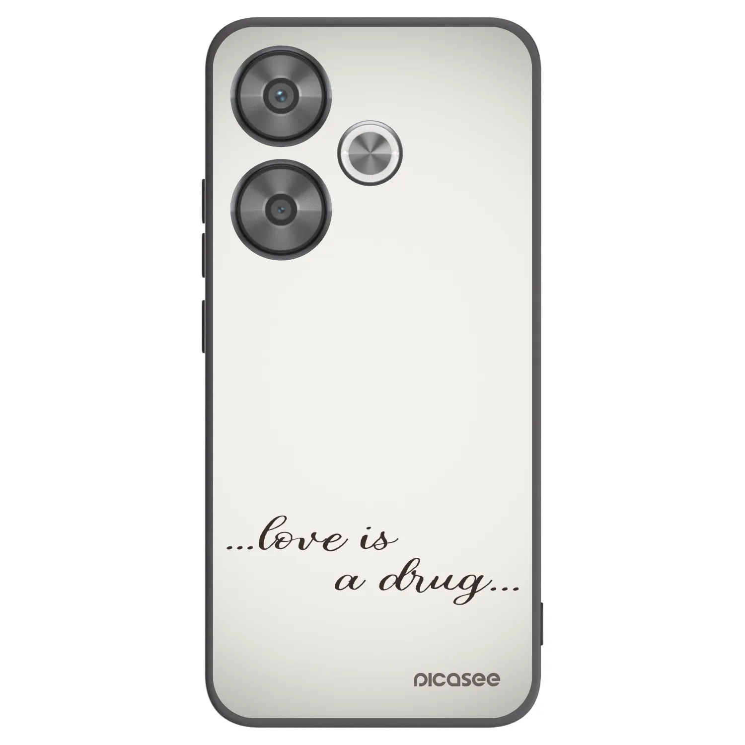 Picasee silikonový černý obal pro Xiaomi Poco F6 - Love is a drug