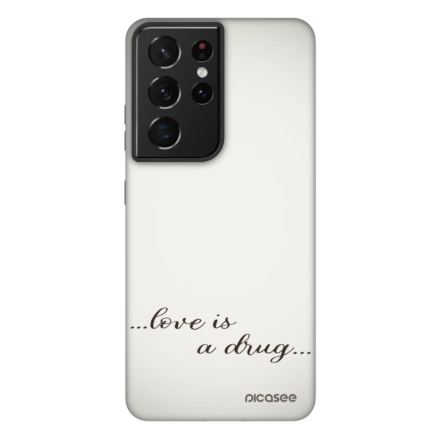 Picasee Fashion Case pro Samsung Galaxy S21 Ultra 5G G998B - Love is a drug