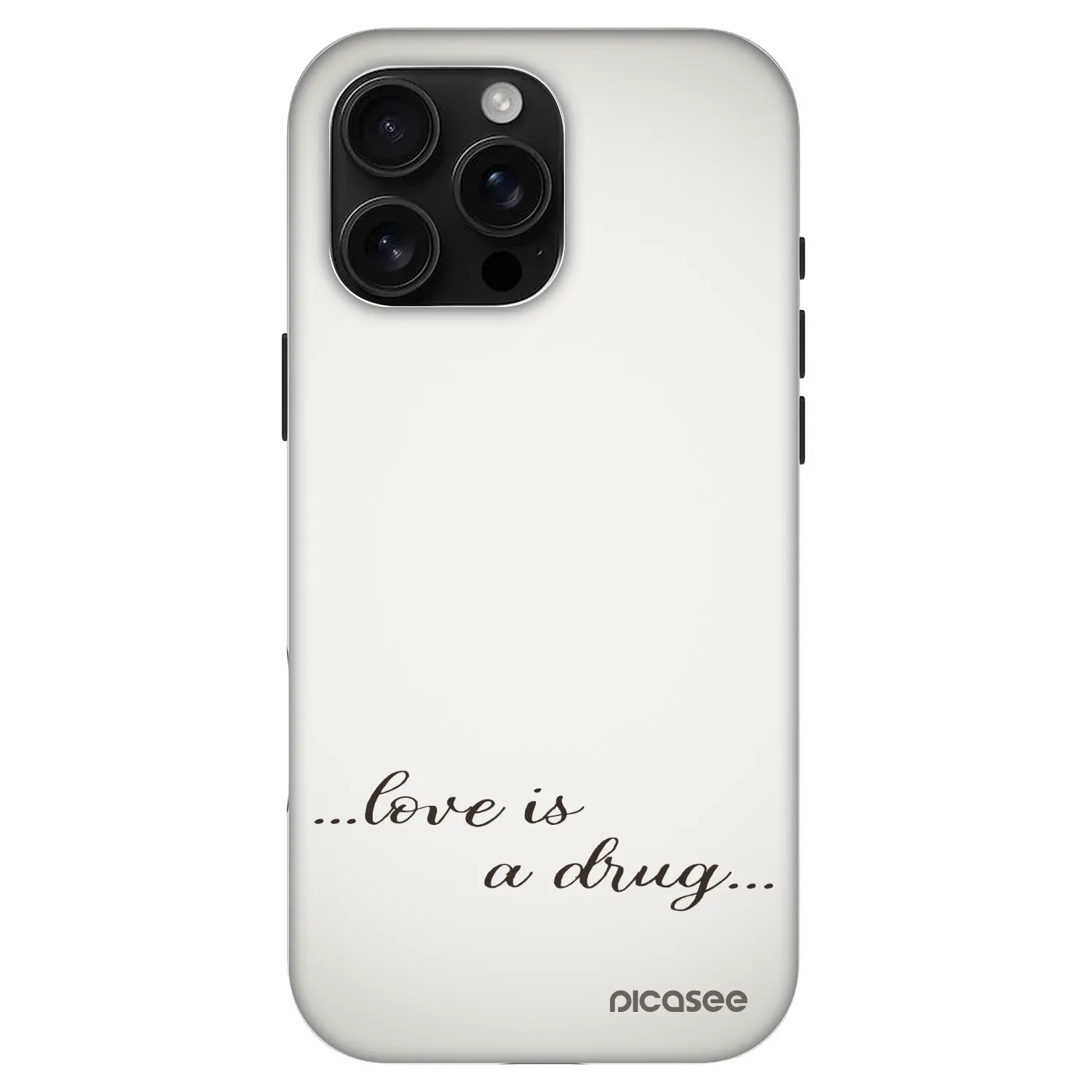 Picasee Fashion Case MagSafe Apple iPhone 16 Pro Max - Love is a drug
