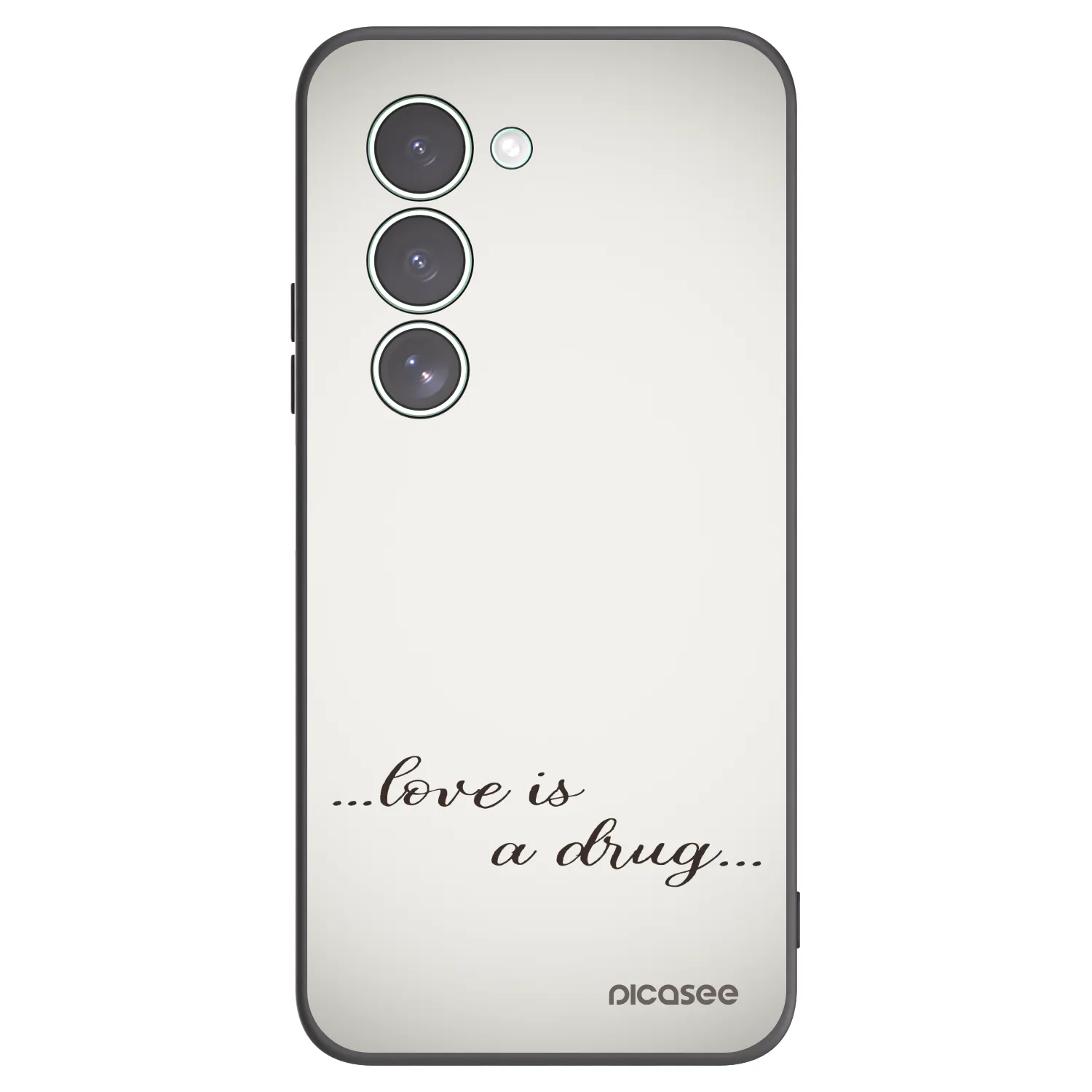 Picasee silikonový černý obal pro Xiaomi Redmi 15 5G - Love is a drug