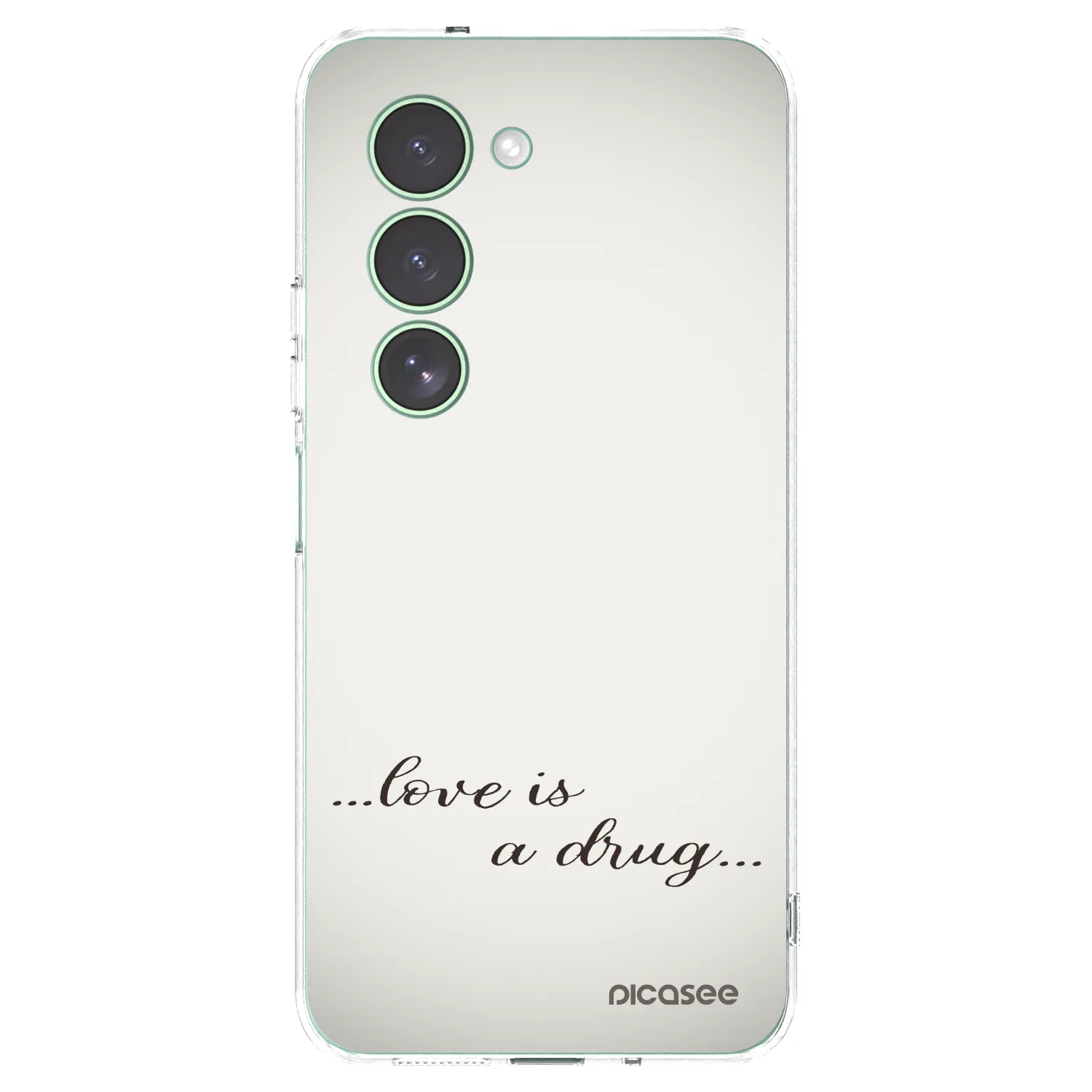 Picasee silikonový průhledný obal pro Xiaomi Redmi 15 5G - Love is a drug