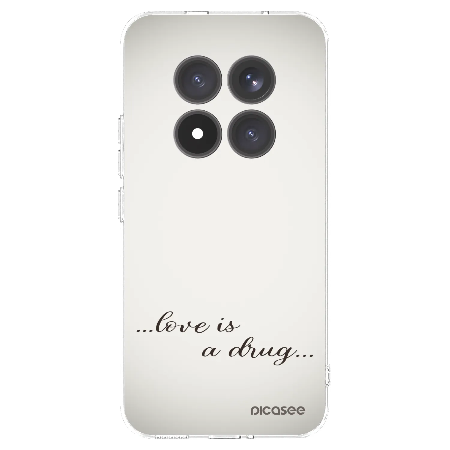 Picasee silikonový průhledný obal pro Xiaomi Redmi Note 15 Pro+ - Love is a drug