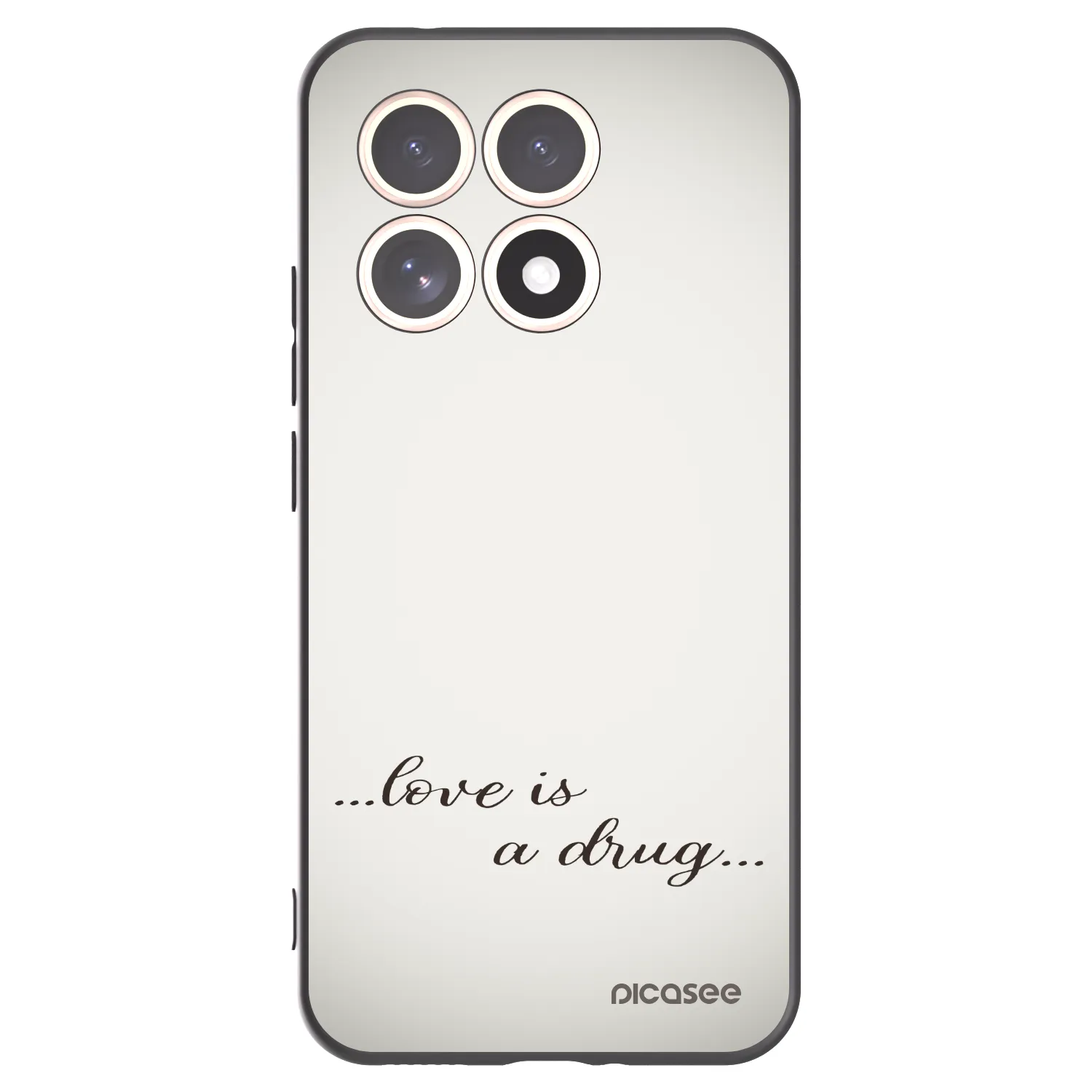 Picasee silikonový černý obal pro Xiaomi 15T - Love is a drug