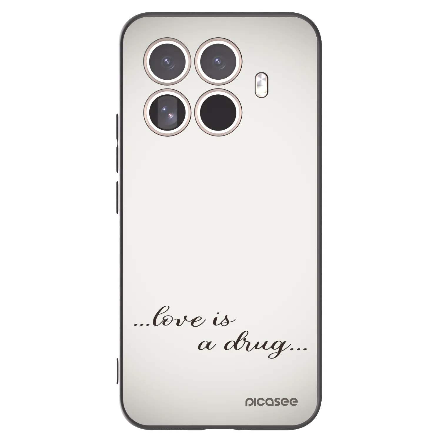 Picasee silikonový černý obal pro Xiaomi 15T Pro - Love is a drug