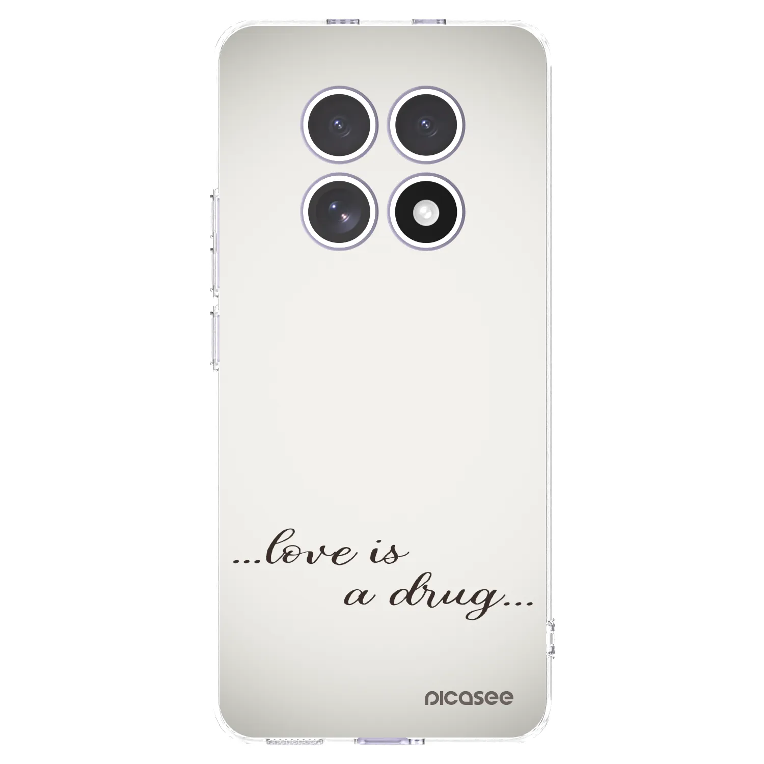 Picasee silikonový průhledný obal pro Xiaomi Redmi Note 15 - Love is a drug