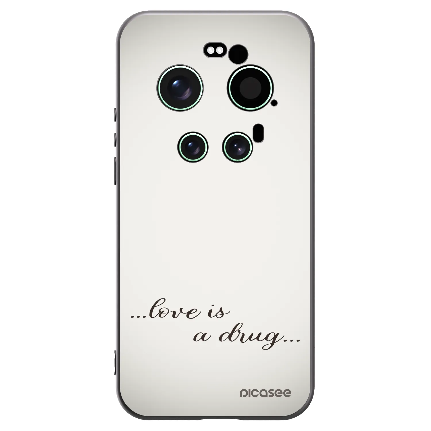 Picasee silikonový černý obal pro Xiaomi 17 Ultra - Love is a drug