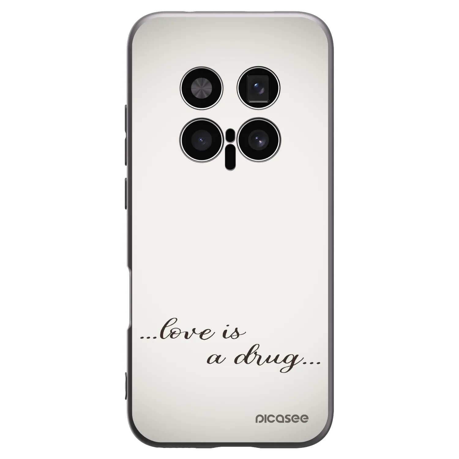 Picasee silikonový černý obal pro Honor Magic8 Pro 5G - Love is a drug