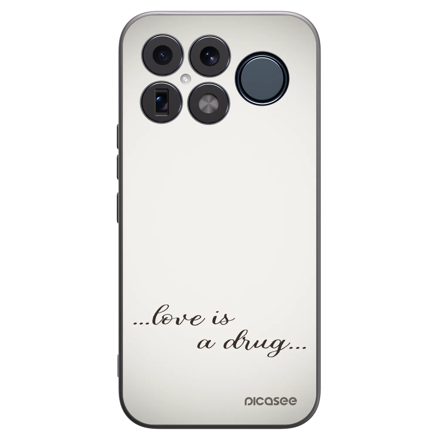 Picasee silikonový černý obal pro Xiaomi Poco F8 Ultra - Love is a drug