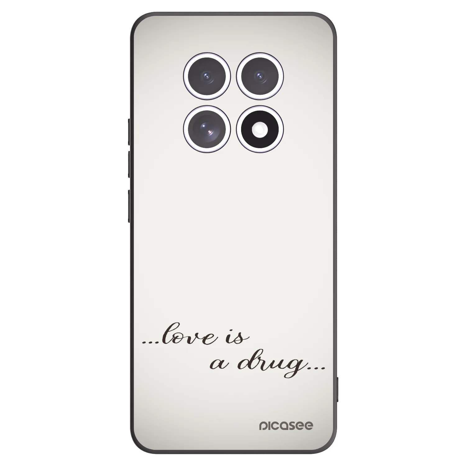 Picasee silikonový černý obal pro Xiaomi Redmi Note 15 5G - Love is a drug