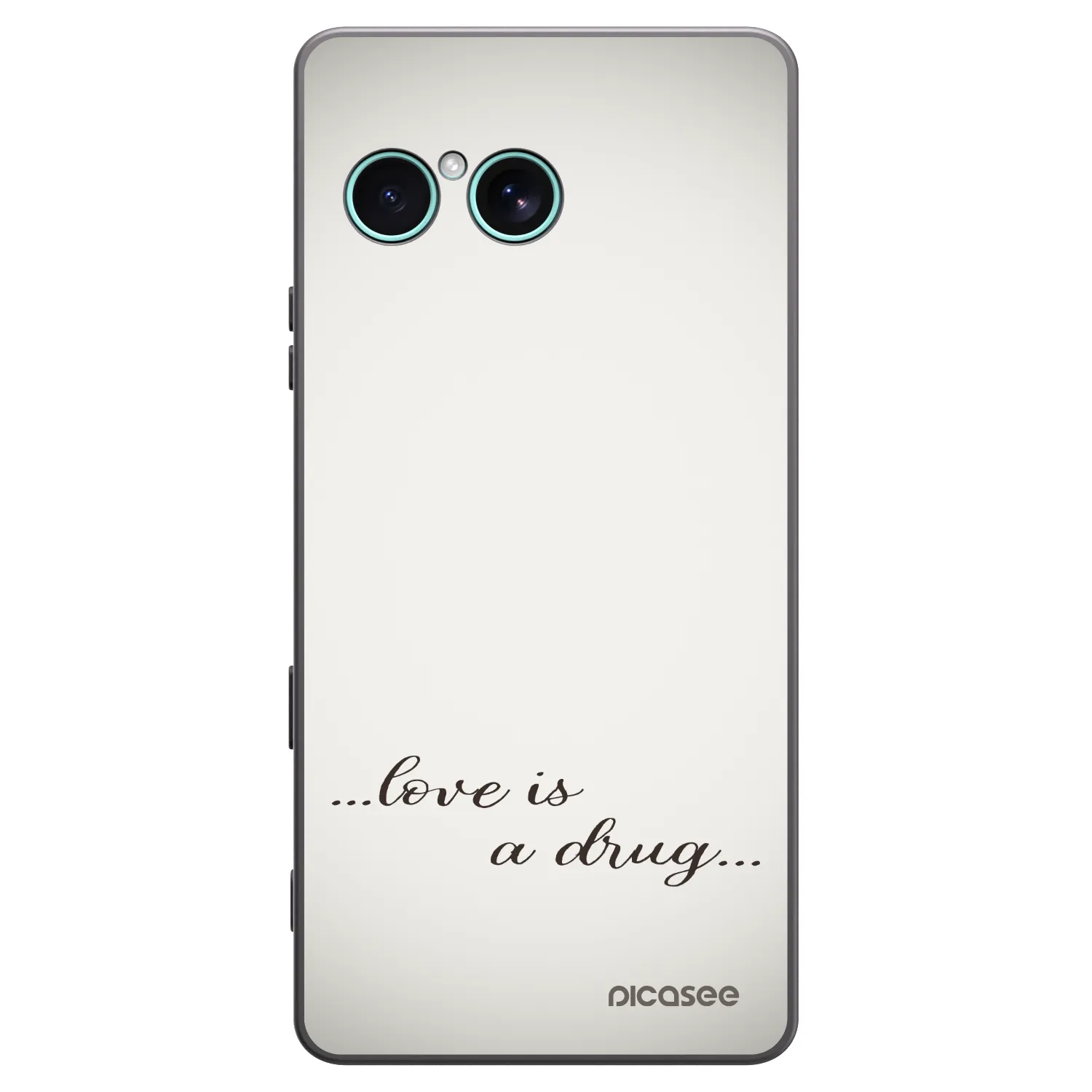 Picasee silikonový černý obal pro Sony Xperia 10 VII - Love is a drug