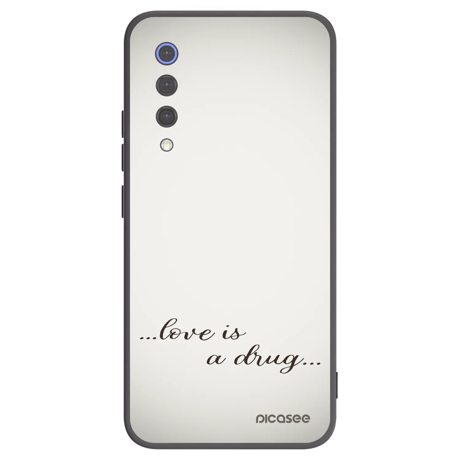 Picasee silikonový černý obal pro Xiaomi Mi 9 SE - Love is a drug