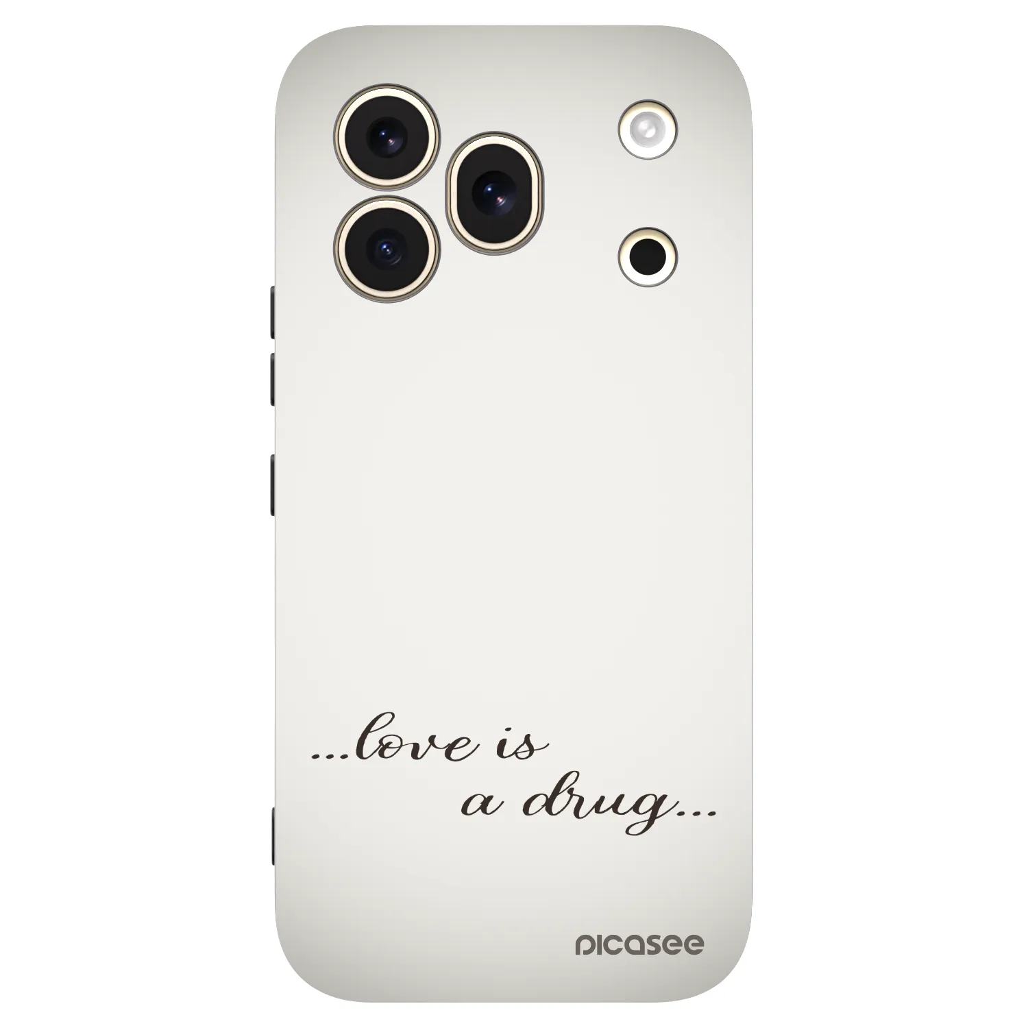 Picasee silikonový černý obal pro Honor 600 Pro - Love is a drug