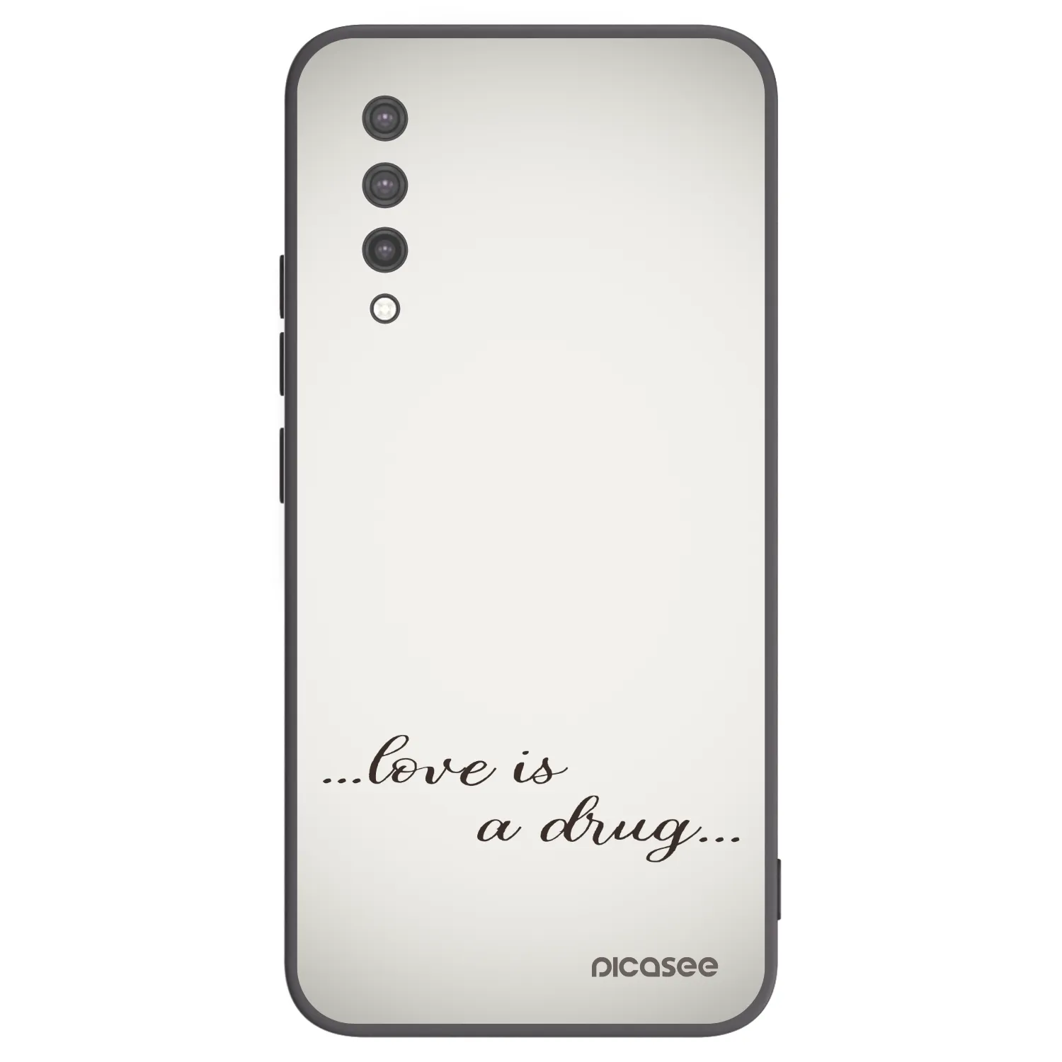 Picasee silikonový černý obal pro Xiaomi Mi 9 Lite - Love is a drug
