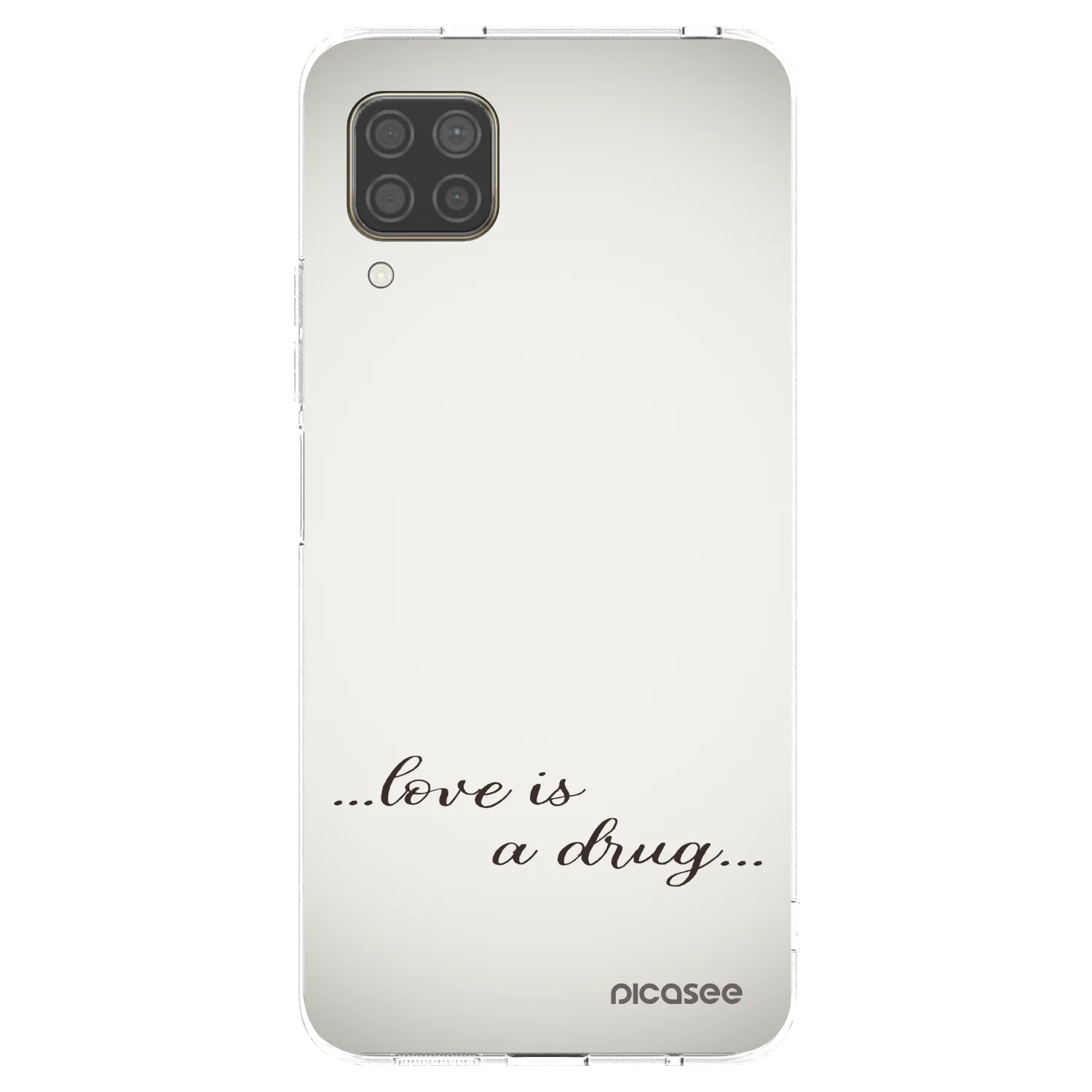 Picasee silikonový průhledný obal pro Huawei P40 Lite - Love is a drug
