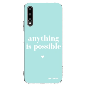 Picasee silikonový průhledný obal pro Honor 9X Pro - Anything is possible