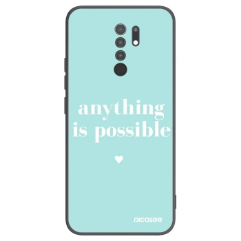 Picasee silikonový černý obal pro Xiaomi Redmi 9 - Anything is possible