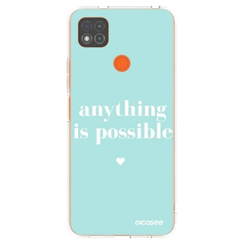 Picasee silikonový průhledný obal pro Xiaomi Redmi 9C - Anything is possible