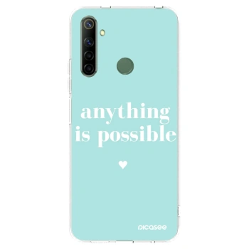 Picasee silikonový průhledný obal pro Realme 6i - Anything is possible