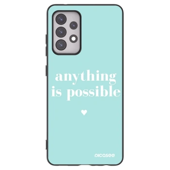 Picasee silikonový černý obal pro Samsung Galaxy A52 5G A525F - Anything is possible