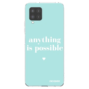 Picasee silikonový průhledný obal pro Samsung Galaxy A42 A426B - Anything is possible