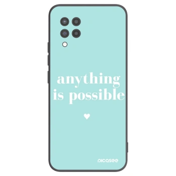 Picasee silikonový černý obal pro Samsung Galaxy A42 A426B - Anything is possible