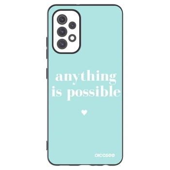 Picasee silikonový černý obal pro Samsung Galaxy A32 5G A326B - Anything is possible