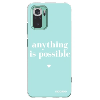 Picasee silikonový průhledný obal pro Xiaomi Redmi Note 10 Pro - Anything is possible