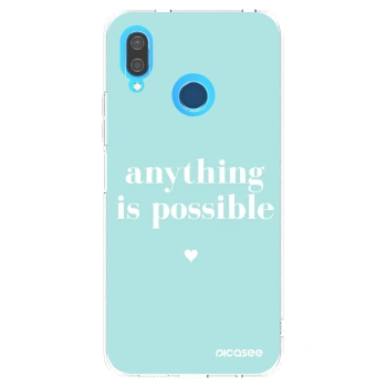 Picasee silikonový průhledný obal pro Huawei P20 Lite - Anything is possible