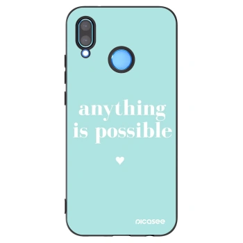 Picasee silikonový černý obal pro Huawei P20 Lite - Anything is possible
