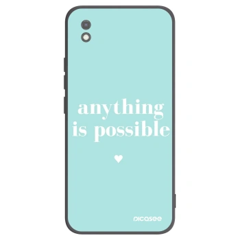 Picasee silikonový černý obal pro Xiaomi Redmi 9AT - Anything is possible