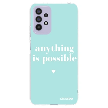 Picasee silikonový průhledný obal pro Samsung Galaxy A32 4G SM-A325F - Anything is possible