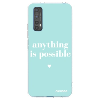 Picasee silikonový průhledný obal pro Realme 7 - Anything is possible