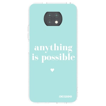 Picasee silikonový průhledný obal pro Xiaomi Redmi Note 9T - Anything is possible