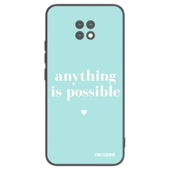 Picasee silikonový černý obal pro Xiaomi Redmi Note 9T - Anything is possible