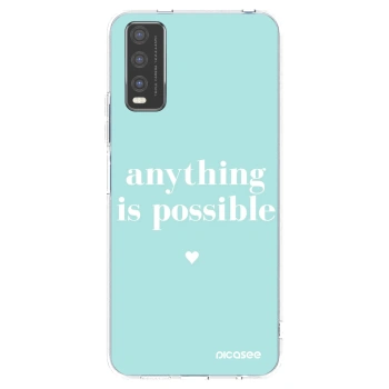 Picasee silikonový průhledný obal pro Vivo Y20s - Anything is possible