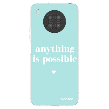 Picasee silikonový průhledný obal pro Huawei Nova 8i - Anything is possible