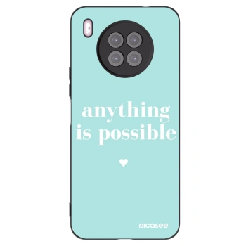 Picasee silikonový černý obal pro Huawei Nova 8i - Anything is possible