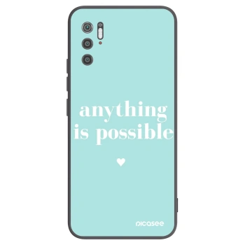 Picasee silikonový černý obal pro Xiaomi Poco M3 Pro 5G - Anything is possible