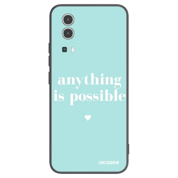 Picasee silikonový černý obal pro Vivo Y72 5G - Anything is possible