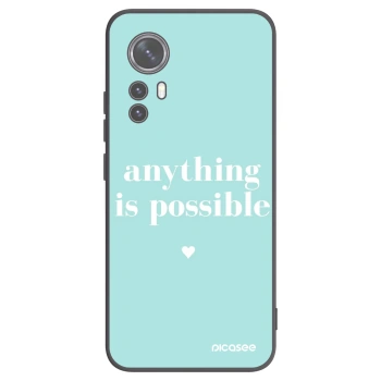 Picasee silikonový černý obal pro Xiaomi 12 - Anything is possible