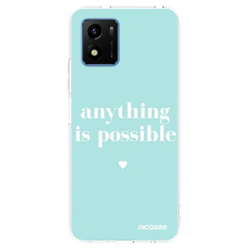 Picasee silikonový průhledný obal pro Vivo Y01 - Anything is possible