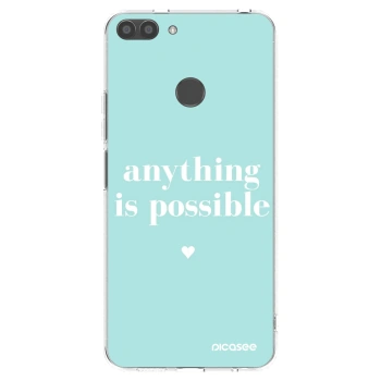 Picasee silikonový průhledný obal pro Huawei P Smart - Anything is possible
