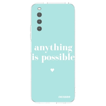 Picasee silikonový průhledný obal pro Sony Xperia 10 IV 5G - Anything is possible