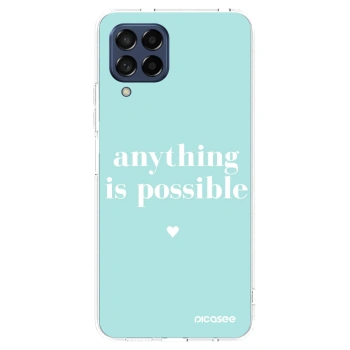 Picasee silikonový průhledný obal pro Samsung Galaxy M53 5G - Anything is possible