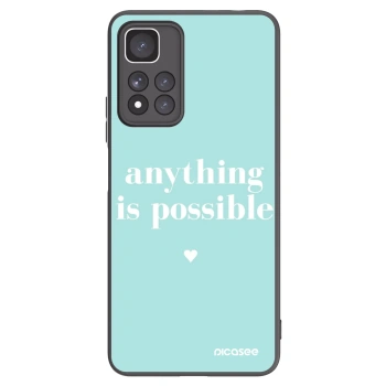 Picasee silikonový černý obal pro Xiaomi Redmi Note 11 Pro+ 5G - Anything is possible