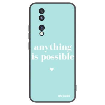 Picasee silikonový černý obal pro Honor 70 - Anything is possible