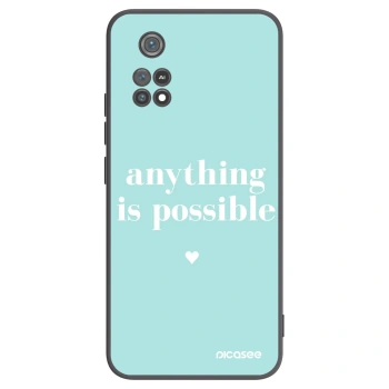 Picasee silikonový černý obal pro Xiaomi Poco M4 Pro - Anything is possible