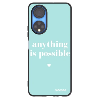 Picasee silikonový černý obal pro Honor X7 - Anything is possible