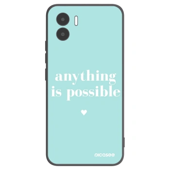Picasee silikonový černý obal pro Xiaomi Redmi A1 - Anything is possible