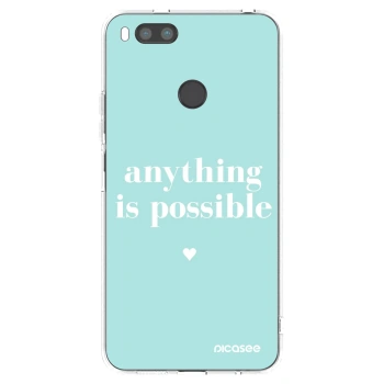 Picasee silikonový průhledný obal pro Xiaomi Redmi A1 - Anything is possible